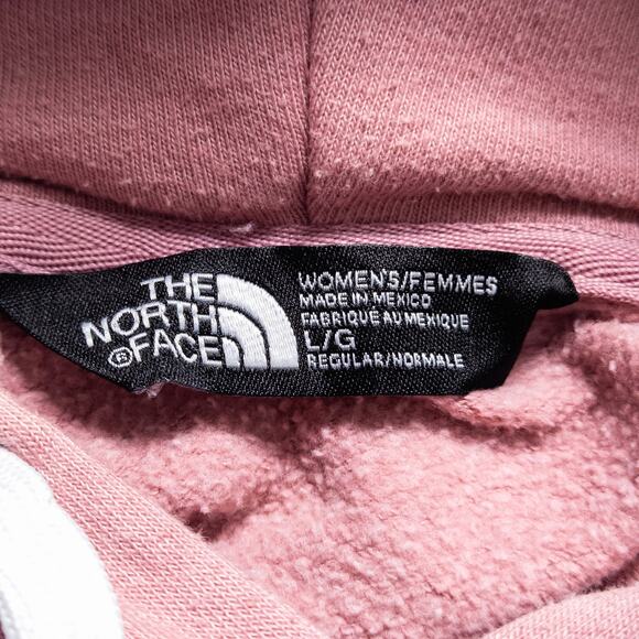 The North Face Women’s Hoodie Pink Size L Color Pop Athleisure Streetwear - Picture 10 of 10